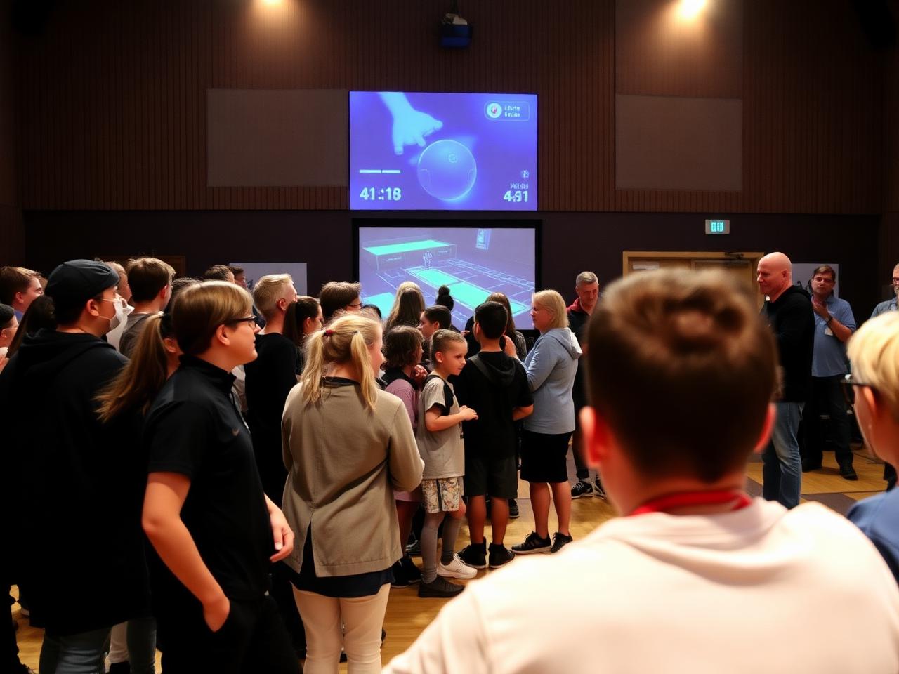 Soirée de fin de saison dans un club sportif